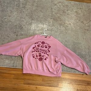 Pink crewneck